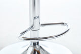 Set of 2 Bar Stools,with Chrome Footrest and Base Swivel Height Adjustable Mechanical Lifting Velvet W1249P243519