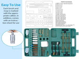 Universal Gun Cleaning Kit Gun Cleaning Brushes Mops Muff Guard w/ Carrying Case For Rifles Pistols 70520443