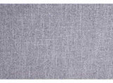 Set of 2 Gray Linen Upholstered Side Chairs, Gray Oak Finish B016P314467