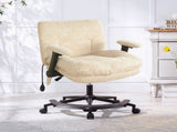 Chenille Criss Cross Office Chair with Air Lumbar Support, Flip-up Adjustable Arms, Built-in 05995139