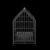 52 Inches Heavy Duty Dog Crate with Roof Top W2181P356225