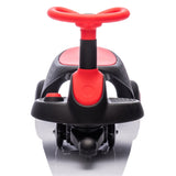 6V Kids Ride On Electric Wiggle Car,Flashing & Shock absorbing PU Wheels For Effective Floor W1578P213377