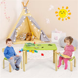 ZNTS Wooden tables and chairs for children 85400128