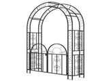 Steel Garden Arch with Gate 18123525