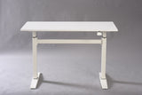 ZNTS 47" Tech Desk Standing and Adjustable Desk In White B091P183638