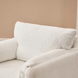 002 Fixed-Modern Sofa Chair, Elegant Single Sofa Chair with Soft Chenille Cushion for Living Room, W2636P232353