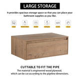 30" Bathroom Cabinet,Soft Close Drawer,Float Mounting Design W999P205627