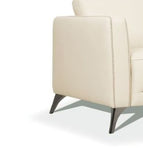 Malaga Cream Leather Loveseat B2726P348946