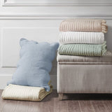 Full/Queen 3 Piece Reversible Scalloped Edge Quilt Set B035129069