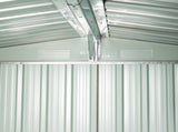 6ft x 6ft Outdoor Metal Storage Shed with Metal Foundation ,With window W54057416