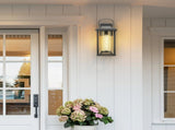 Outdoor Porch Lights, Textured Black Exterior Lighting Fixtures Wall Mount, Modern Outdoor Wall W2714P218401