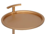Portable Metal Round C-Table & End Table 12"D x 23.5"H 58190404