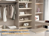( OAK Color ) 5 Pcs Wire Shelf Covers Foamed PVC Wire Rack Covers for Removable Closet (Not Wood) W2641P355993