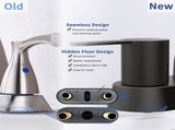 2 Handles Bathroom Sink Faucet, Oil Rubbed Bronze Centerset RV Bathroom Faucets for 2/3 HoleUnable 81955127