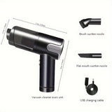 Wireless silver Car vacuum cleaner wireless usb charging car vacuum cleaner home handheld mini 39913046