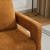 29.13" W Square Swivel Accent Chair, Modern Rotating Arm Chair with Open Back,360 Degree Rotation, W1852P211990