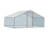 6.5 x 10 ft Large Metal Chicken Coop, Walk-in Poultry Cage Chicken Hen Run House with Waterproof 36307173