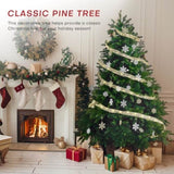 ZNTS Christmas Tree, 6FT Artificial Christmas Tree with 1471 PE&PVC Mixed Branch Tips, Holiday 57472542