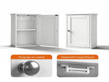 White P2 MDF painted cabinet, 34.6*20*50cm, single door with one shelf, bathroom vanit 12340414