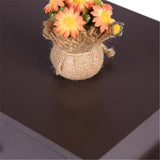 Nightstand Modern End Table, Side Table with 1 Drawer and Storage Shelf, Brown 91530705