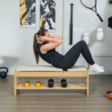 ZNTS Wooden Adjustable Weight Bench 71536717