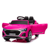 ZNTS 12V Kids Ride On Electric Car w/Parents Remote Control,Licensed Audi SQ8 for Kids,Dual W1578P213379