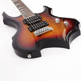 ZNTS Flame Shaped Electric Guitar with 20W Electric Guitar Sound HSH Pickup 91224685