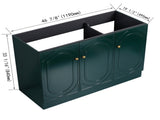 48" Freestanding Bathroom Vanity & 3 Soft-Close Cabinet Doors -Excluding Sink W999P241075