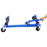 Set of Wheel Dolly Car Skates Vehicle Positioning Tire Jack Ratcheting Foot Pedal Lift W46560256