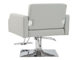 PVC leather aluminum alloy foot pedal rivet type square chassis high oil pump barber chair 150kg 19160742