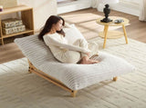 Accent Armless Lazy Sofa, Casual Single Sofa, Corduroy Fabric, For Living Room And Bedroom , With W876P304516