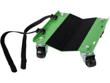 Snowmobile Dolly Heavy Duty Carries up to 1500lbs V-Slide with 2.5" Swivel Casters Rubber Pad 68808090