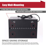 12 Bay Charging Cabinet for Laptop,Chromebook, Locking Charging Station-BLACK W2660P309608