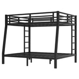 ZNTS Metal Full XL over Queen Bunk Bed for Teens and Adults,Space-Saving/Noise Reduced/No Box Spring W1307P224459