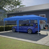 ZNTS 10'x20' Pop Up Canopy Tent with 6 Sidewalls, Ez Pop Up Outdoor Canopy for Parties, Waterproof W2505P151707