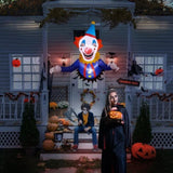 3.3 FT Halloween Inflatable Clown Broke Out from Window Outdoor Decorations, Scary Blow up Decor 88225003