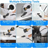 Handheld High Temperature Pressure Steam Cleaner - 2500W, 3 Bar Pressurized Steam, 6 Steam Settings, 98530146