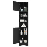 ZNTS Multi-Functional Corner Cabinet Tall Bathroom Storage Cabinet with Two Doors and Adjustable Shelves, WF530911AAB