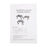 ZNTS 3pcs Snow Mobile Dolly Black 06484761