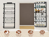 6-Tier Over the Door Pantry Organizer, Large Metal Door Spice Rack, Hanging Heavy-Duty Pantry Door 68119486