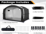 7.25.16 Ft Outdoor Bike Storage Shed Tent Waterproof Bicycle Shelter for 5 Bikes 72313980