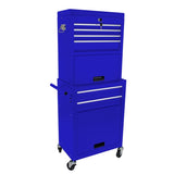 High Capacity Rolling Tool Chest with Wheels and Drawers, 6-Drawer Tool Storage Cabinet--BLUE 58027396