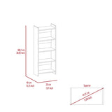 Vizcaya Home Office Set, Single Drawer, Keyboard Tray,Bookcase -Black B20092121