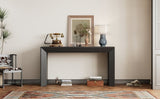 Mirod Elegant Console Table,Fireplace Design,Simple and Functional with High-Quality Wood Veneer Top N760P253329B