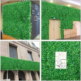 ZNTS 24 pieces of 23.6 "x 15.75 " artificial boxwood boards, grass wall panels, boxwood fence panels, UV 48869369