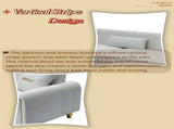 FX-P11-CW 87.4 Inches 3 Seater Sofa for Living Room, Upholstered Couch with High Resilience W576P360570