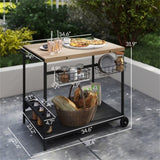 Camping CartGrill CartOutdoor Bar Cart 71653194