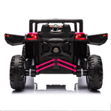 ZNTS 12V Ride On Car with Remote Control,UTV ride on for kid,3-Point Safety Harness, Music Player W1396P146845