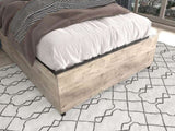 Twin Bed Frame, Storage Headboard with Charging Station, Solid and Stable, Noise Free, No Box Spring W2129P272269