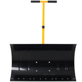 Snow Shovel with Wheels, Snow Pusher, Cushioned Adjustable Angle Handle Snow Removal Tool, 29" W465120789